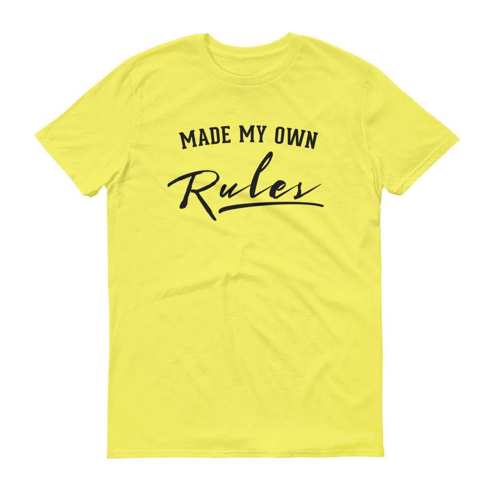 Men's Made My Own Rules short sleeve t-shirt - Deviant Sway