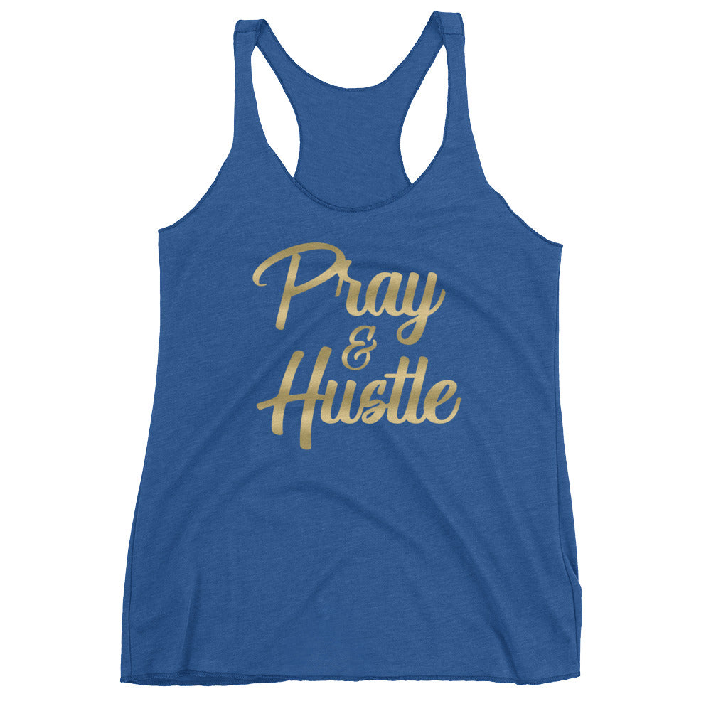 Women's Pray & Hustle racerback tank - Deviant Sway