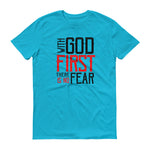 Men's With God First No Fear short sleeve t-shirt