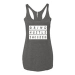 Women's Grind Hustle Succeed racerback tank - Deviant Sway