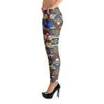 Women's Snakeskin Print Leggings - Deviant Sway