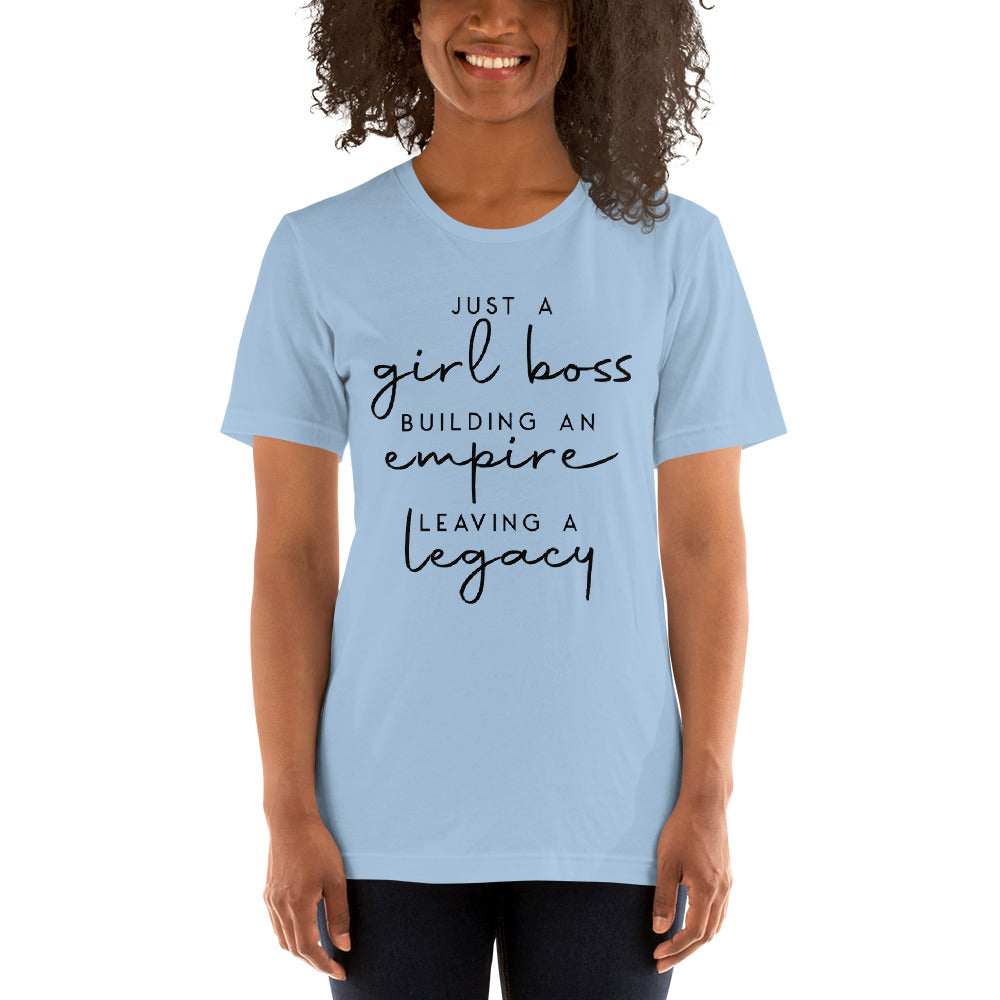 Women's Just a Girl Boss short sleeve t-shirt