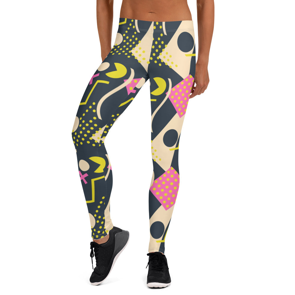 Women's Retro 80s Leggings - Deviant Sway