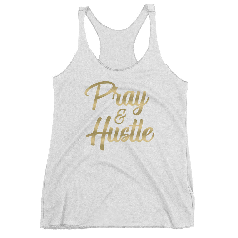 Women's Pray & Hustle racerback tank - Deviant Sway