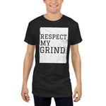 Men's Respect My Grind Long Body Urban Tee - Deviant Sway