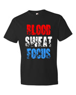 Men's Blood Sweat Focus short sleeve t-shirt - Deviant Sway