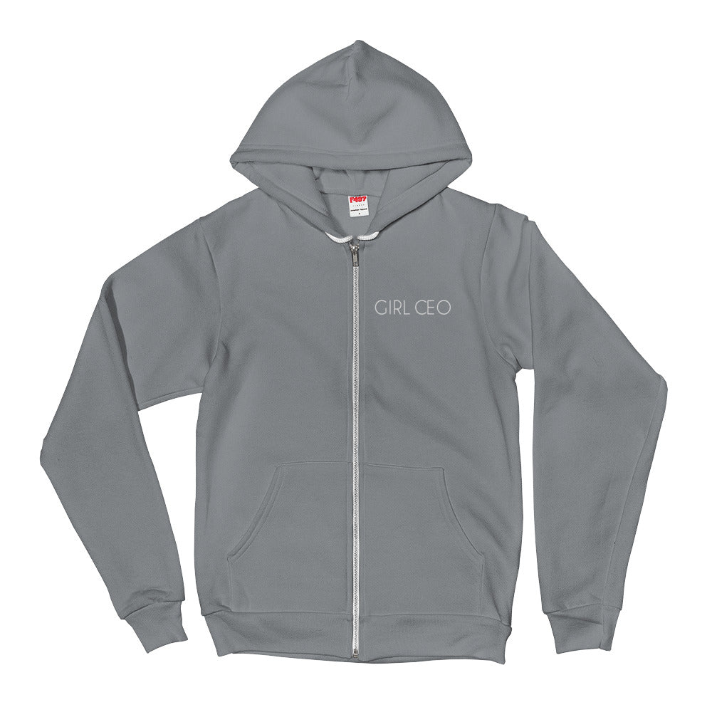 Women's Girl CEO - The Hustle is Female Full-Zip Hoodie - Deviant Sway