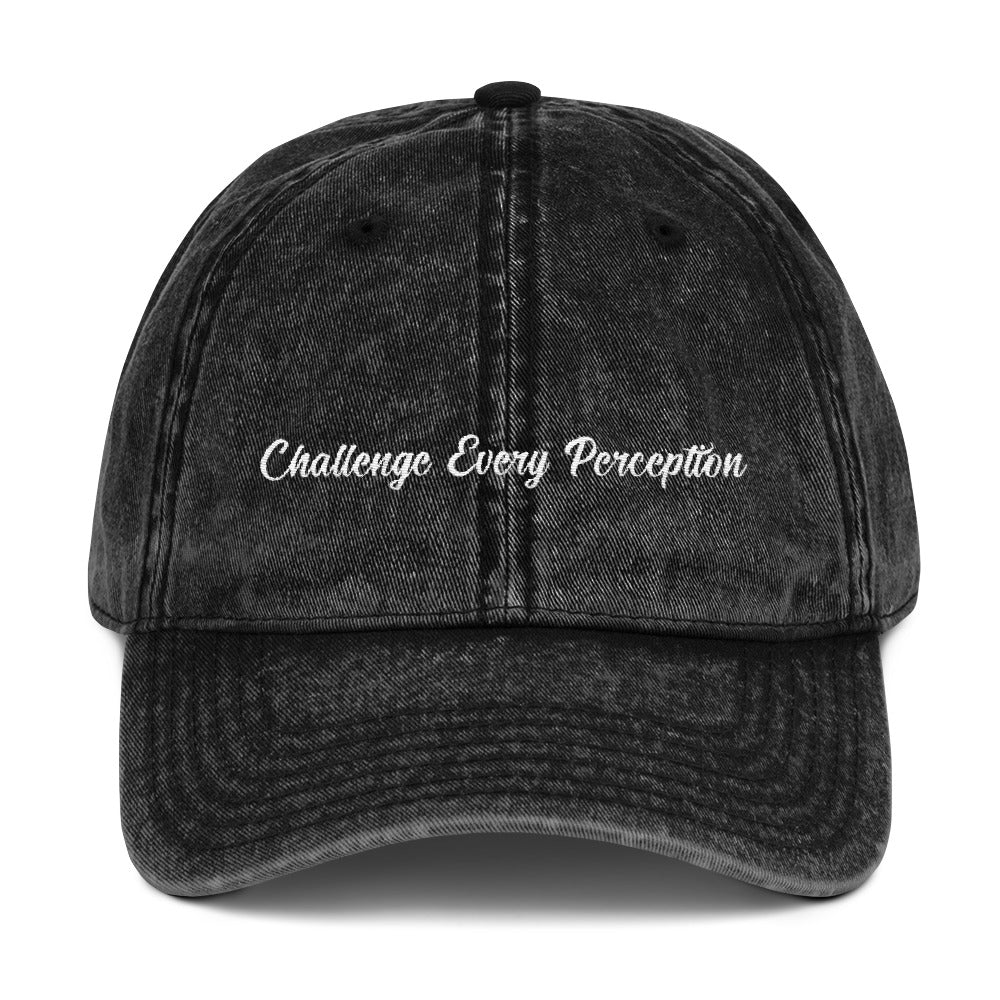 Challenge Every Perception Vintage Cap - Deviant Sway