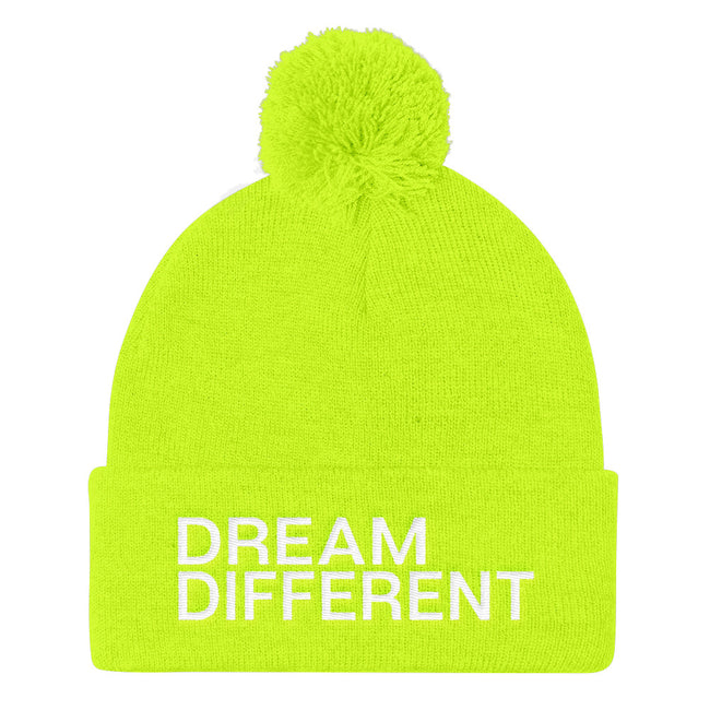 Dream Different Pom Pom Knit Beanie - Deviant Sway