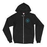 Deviant Sway Classic Vintage Blue Signature Full-zip Hoodie - Deviant Sway