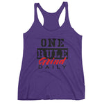 Women's One Rule Grind Daily racerback tank - Deviant Sway