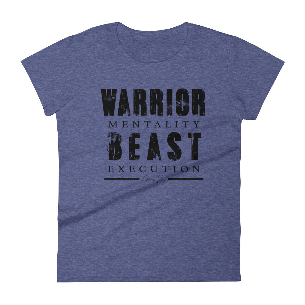 Women's Warrior Mentality Beast Execution short sleeve t-shirt - Deviant Sway