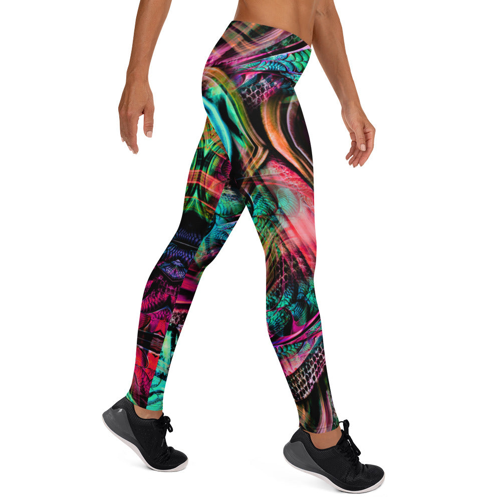 Women's Feathered Dreams Leggings - Deviant Sway
