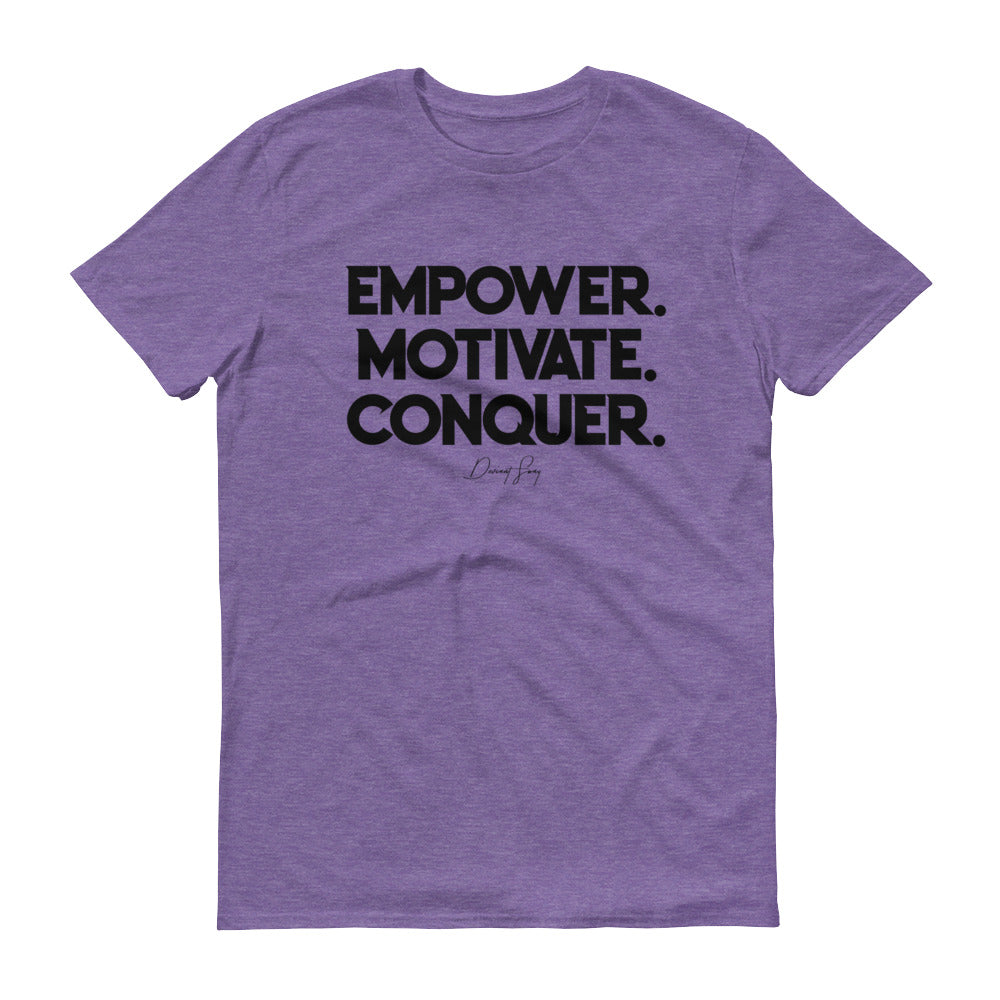 Men's Deviant Sway Empower Motivate Conquer Signature short sleeve t-shirt - Deviant Sway