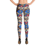 Women's Snakeskin Print Leggings - Deviant Sway