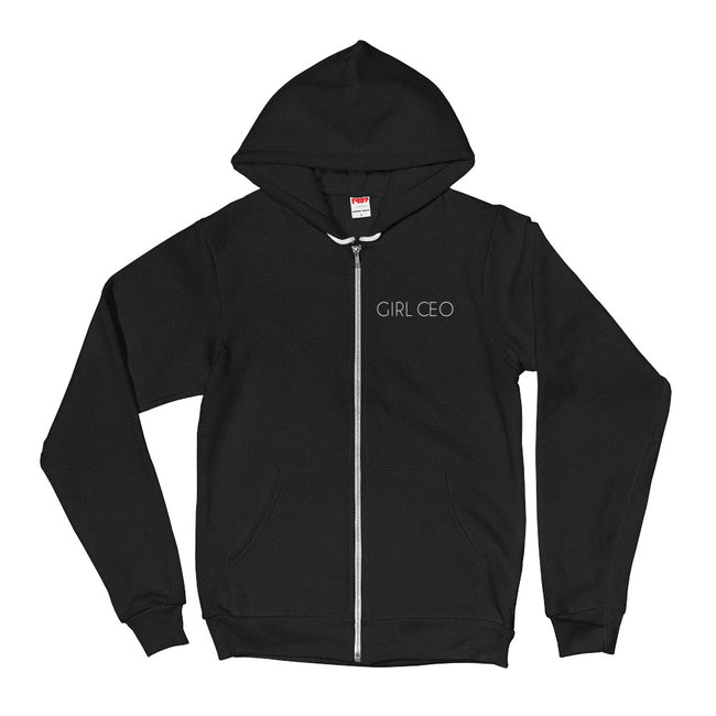 Women's Girl CEO - The Hustle is Female Full-Zip Hoodie - Deviant Sway