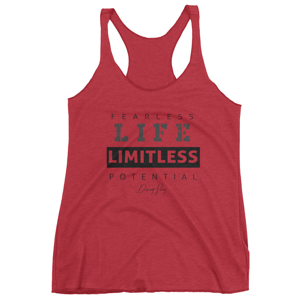 Women's Fearless Life Limitless Potential racerback tank - Deviant Sway