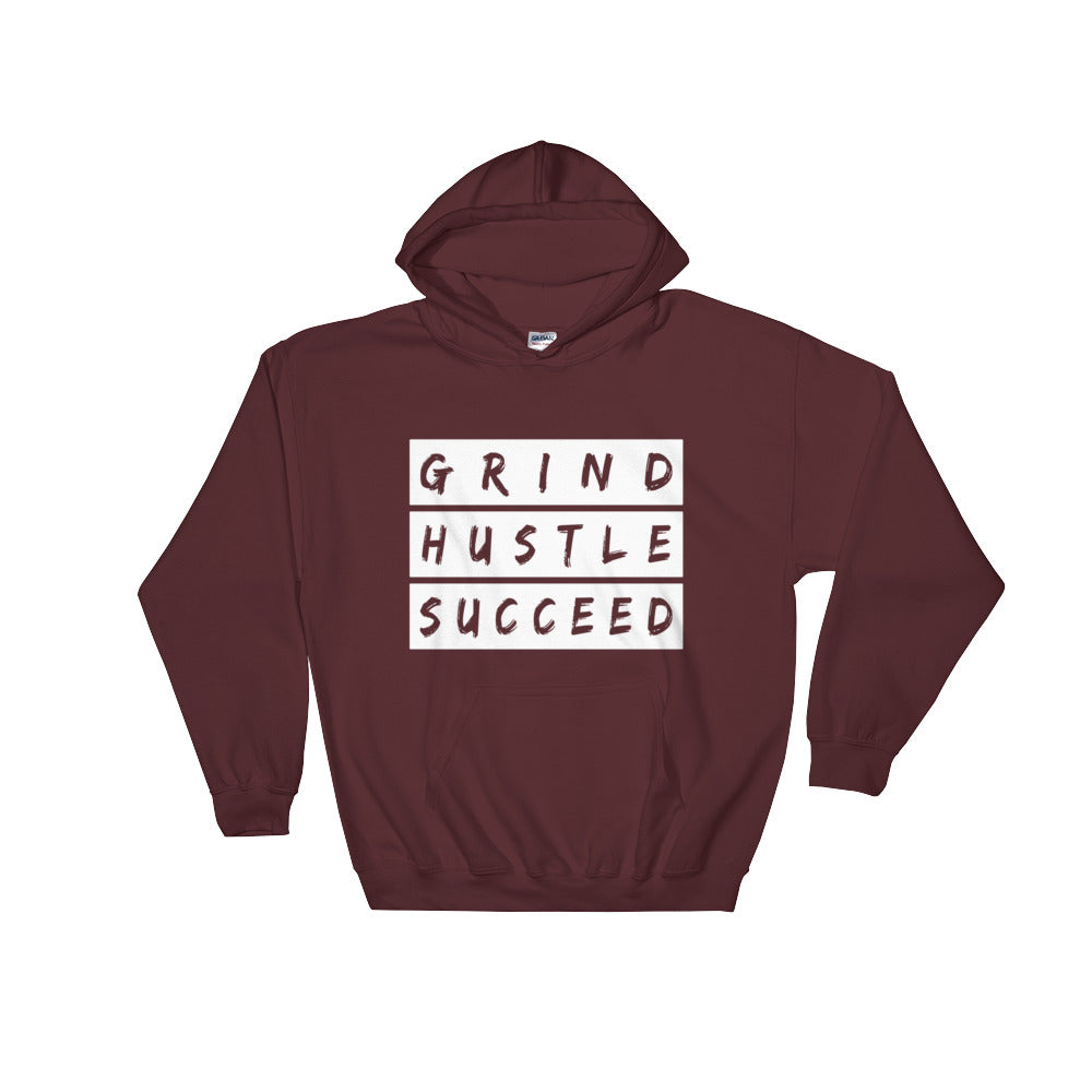 Grind Hustle Succeed Pullover Hoodie - Deviant Sway
