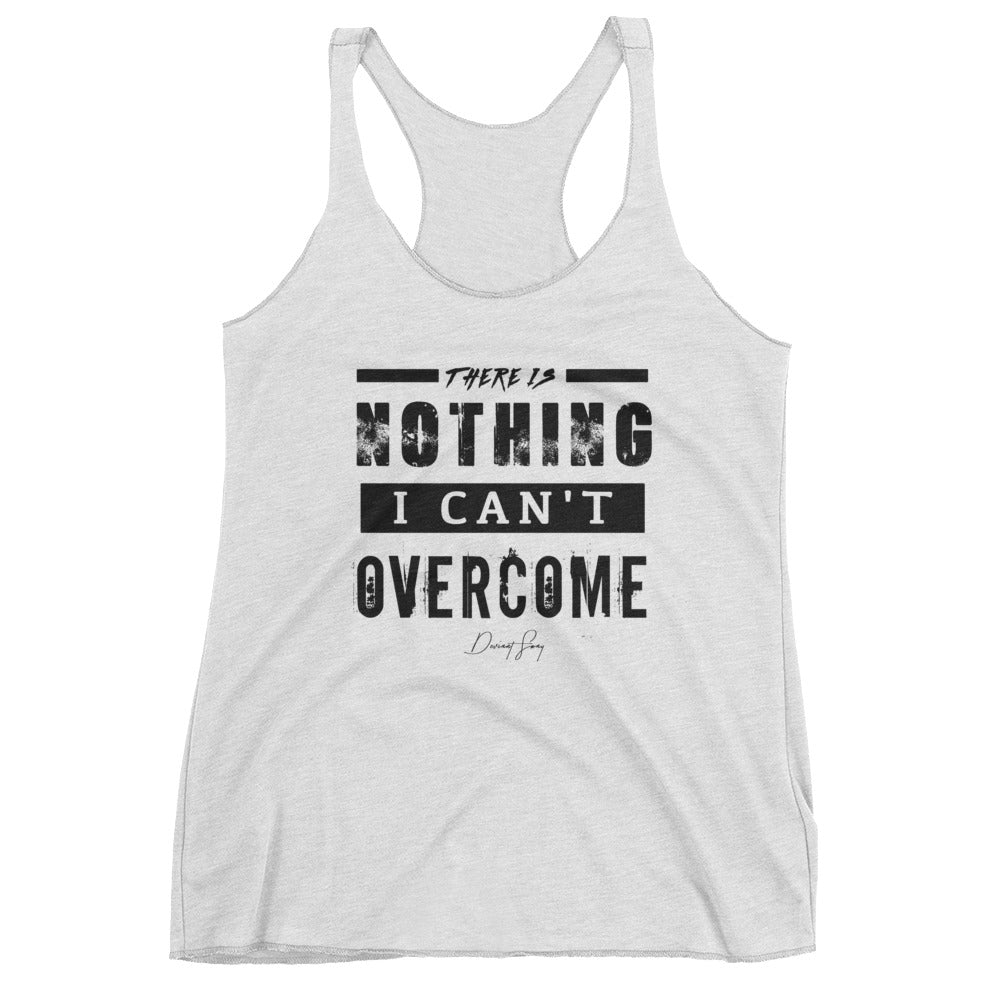 Women's There is Nothing I Can't Overcome racerback tank - Deviant Sway