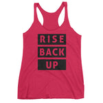 Women's Rise Back Up racerback tank - Deviant Sway
