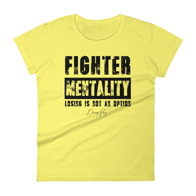 Women's Fighter Mentality short sleeve t-shirt - Deviant Sway