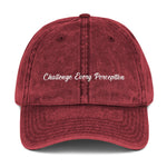 Challenge Every Perception Vintage Cap - Deviant Sway
