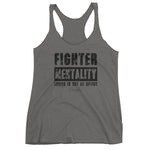 Women's Fighter Mentality racerback tank - Deviant Sway