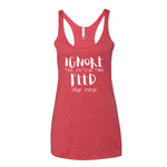 Women's Ignore the Distractions Feed Your Focus racerback tank - Deviant Sway