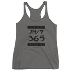 Women's That 24-7 365 Life racerback tank - Deviant Sway
