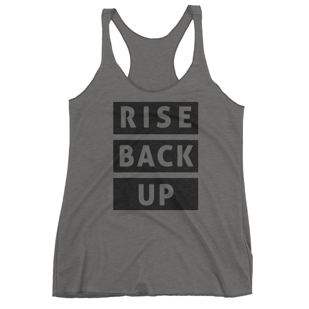 Women's Rise Back Up racerback tank - Deviant Sway