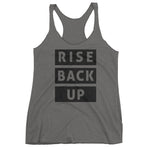 Women's Rise Back Up racerback tank - Deviant Sway