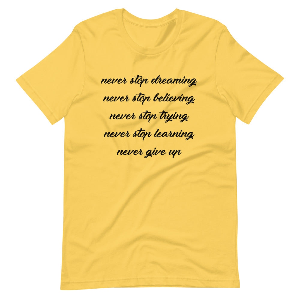 Women's Never Stop short sleeve T-Shirt