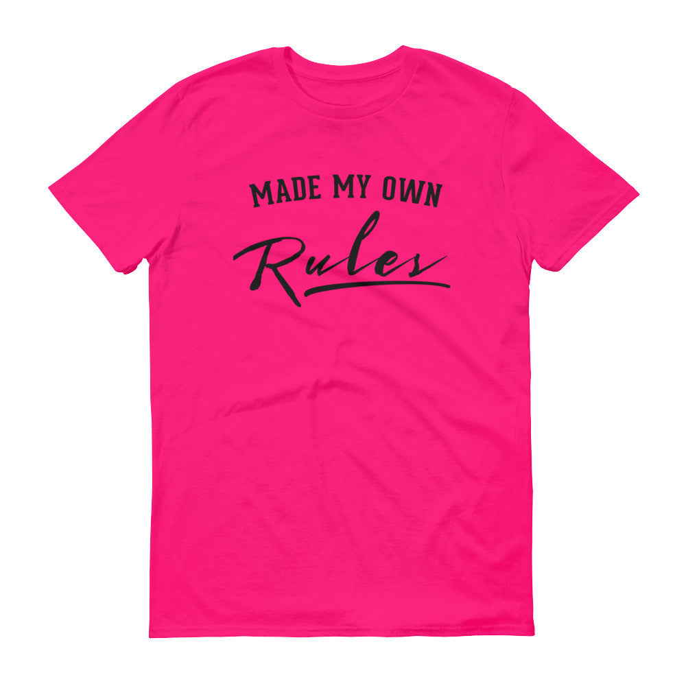 Men's Made My Own Rules short sleeve t-shirt - Deviant Sway