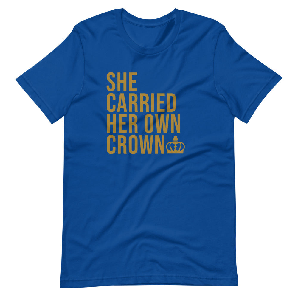 Women's She Carried Her Own Crown short sleeve T-Shirt