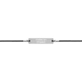 Make An Impact Engraved Silver Bar String Bracelet