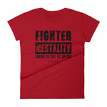 Women's Fighter Mentality short sleeve t-shirt - Deviant Sway