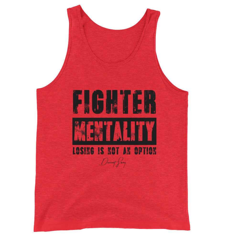 Men's Fighter Mentality tank top - Deviant Sway