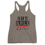 Women's One Rule Grind Daily racerback tank - Deviant Sway
