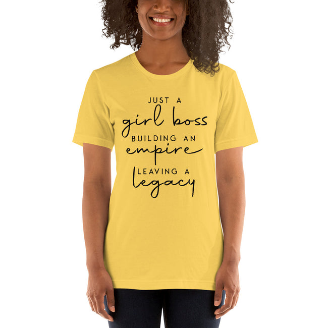 Women's Just a Girl Boss short sleeve t-shirt