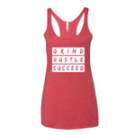 Women's Grind Hustle Succeed racerback tank - Deviant Sway
