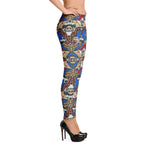 Women's Snakeskin Print Leggings - Deviant Sway