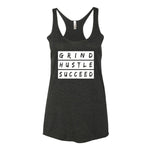 Women's Grind Hustle Succeed racerback tank - Deviant Sway