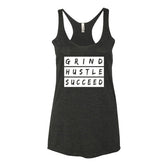 Women's Grind Hustle Succeed racerback tank