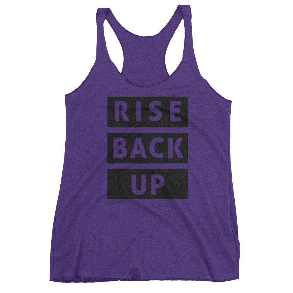 Women's Rise Back Up racerback tank - Deviant Sway