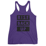 Women's Rise Back Up racerback tank - Deviant Sway