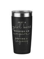 Just a Girl Boss Motivational Tumbler