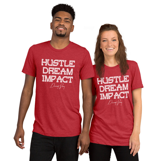 Unisex Hustle Dream Impact Short Sleeve T-shirt - Deviant Sway