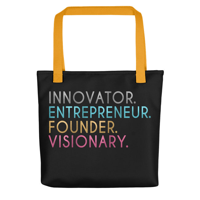 Innovator Entrepreneur Founder Visionary Tote bag - Deviant Sway