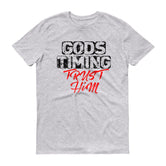 Men's God's Timing: Trust Him short sleeve t-shirt
