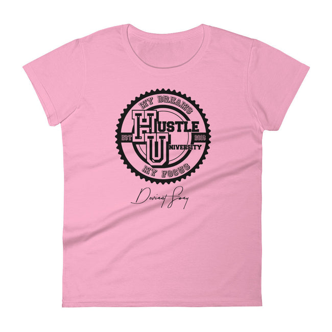 Women's Hustle University short sleeve t-shirt - Deviant Sway